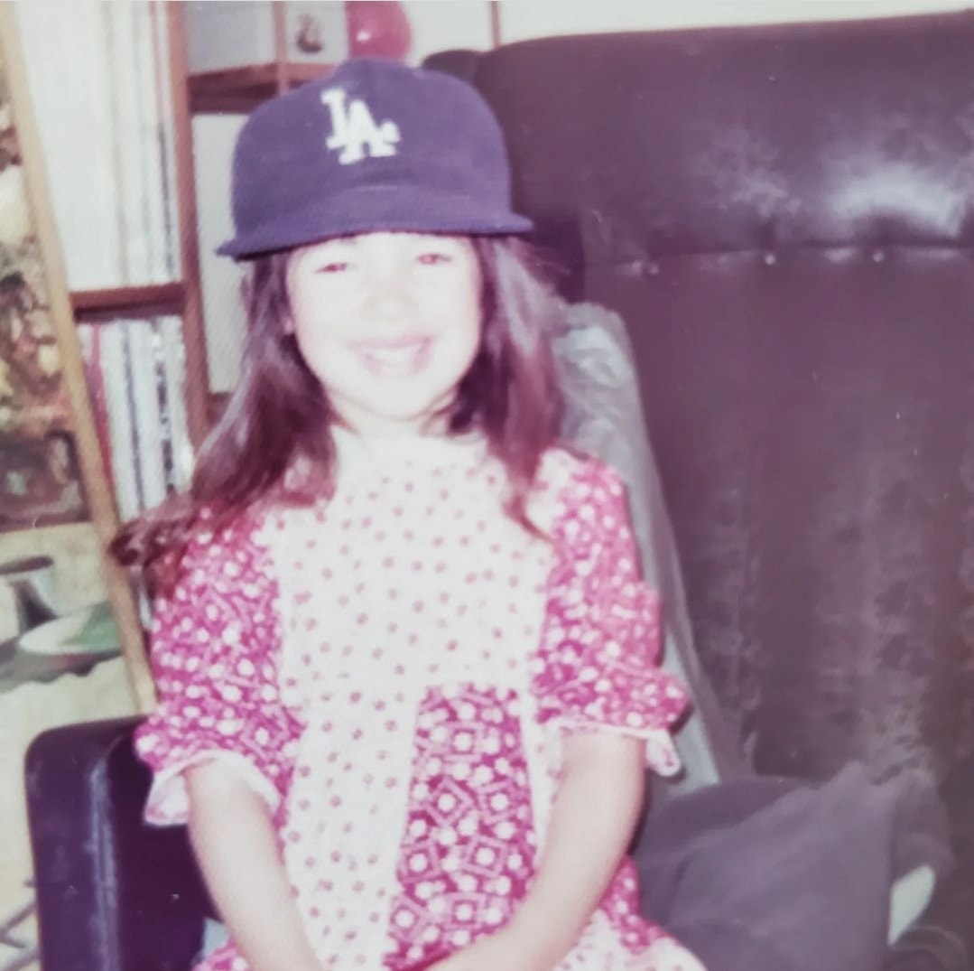 Young CJ Rhodes as a child in California — dreaming of Montana